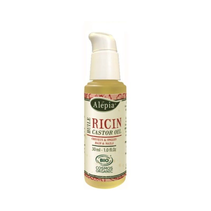 Olej rycynowy w szklanej butelce 30ml Alepia