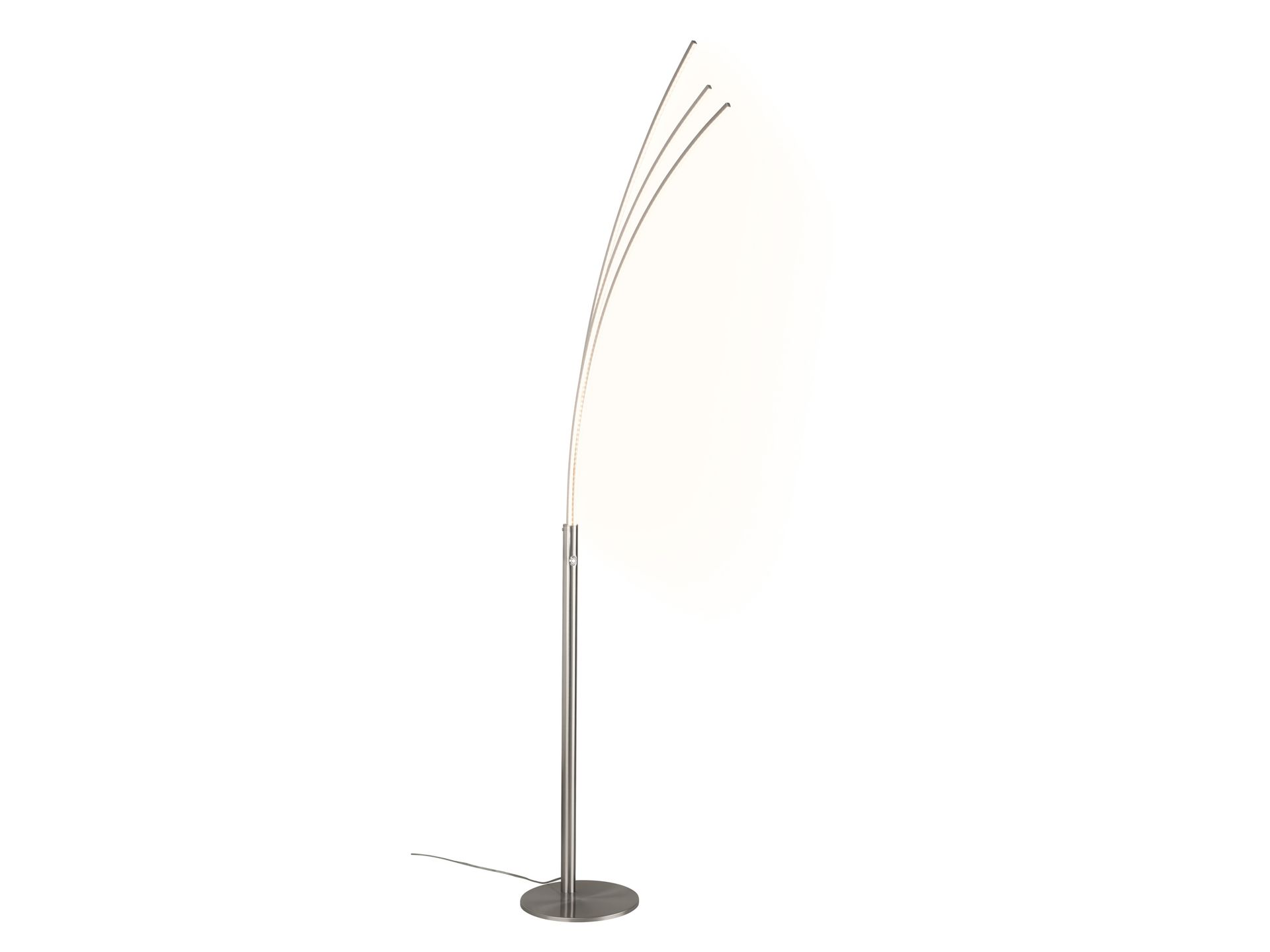 LIVARNO® Lampa podłogowa LED (Lampa potrójna, nikiel matowy)