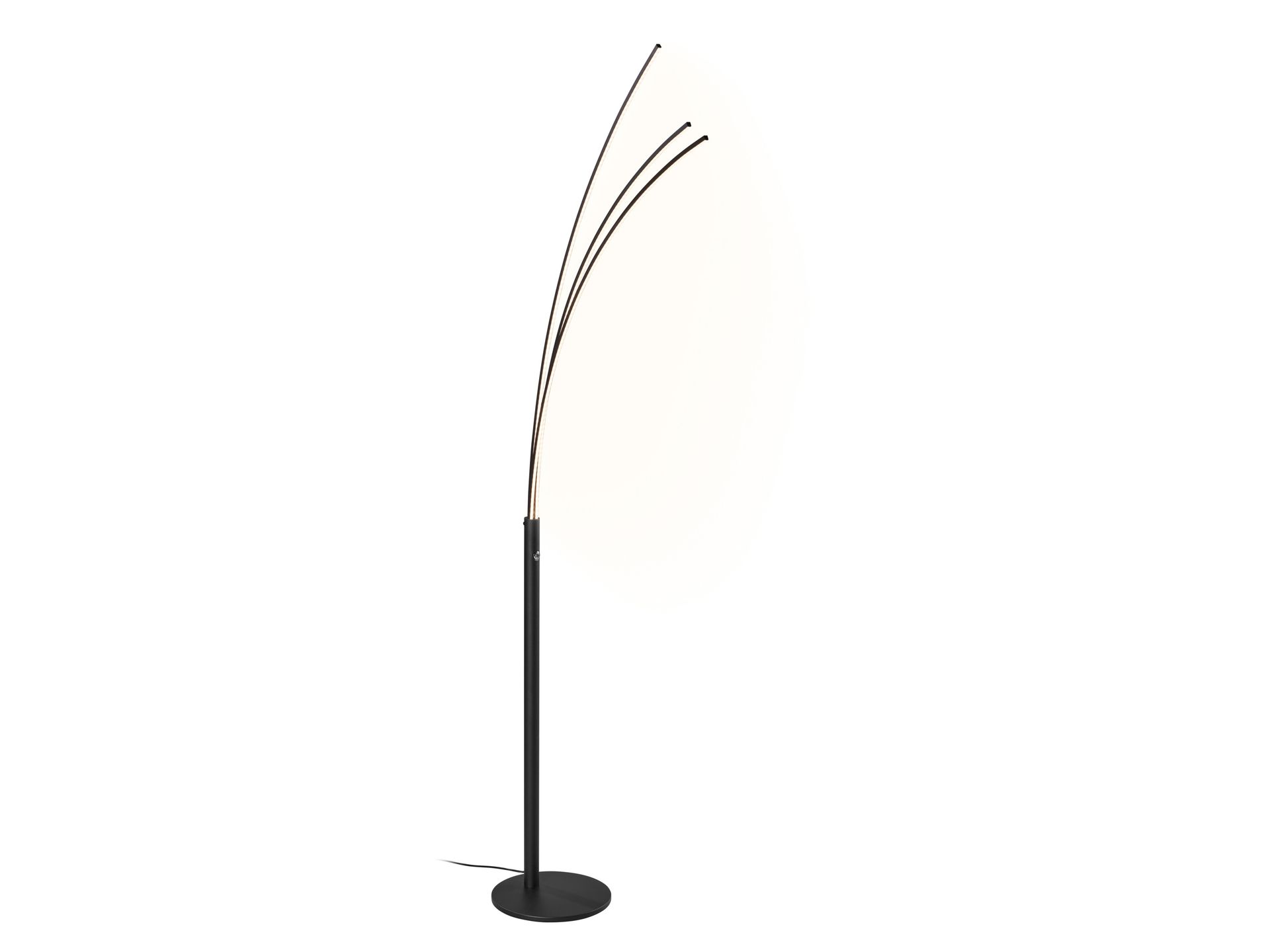 LIVARNO® Lampa podłogowa LED (Lampa potrójna, Czarny, matowy)