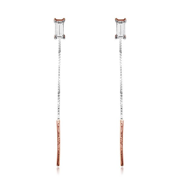 Złote kolczyki KRD2006 - Diament