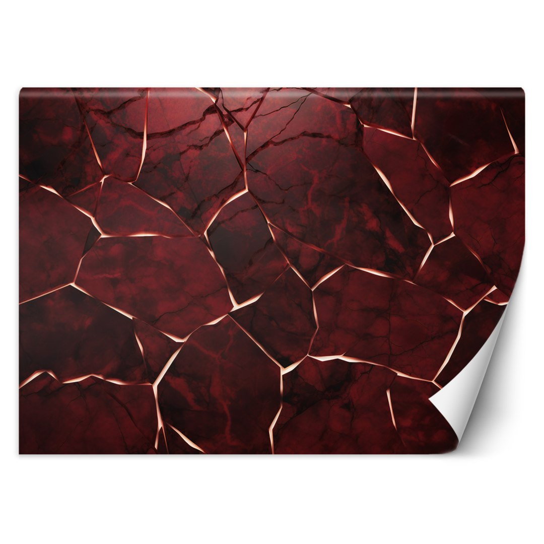 Fototapeta, Czerwona tekstura 3D - 250x175