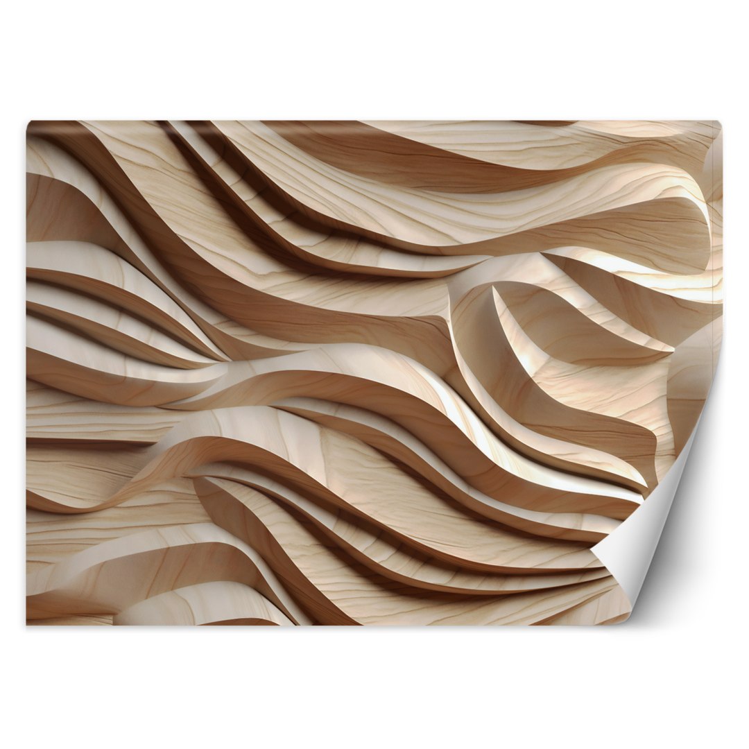 Fototapeta, Fale abstrakcja 3D - 200x140