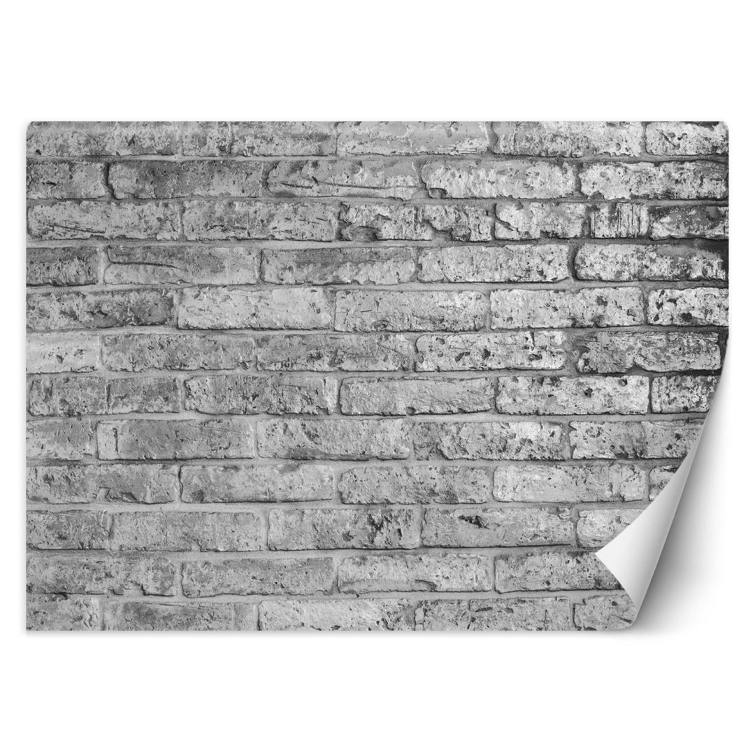 Fototapeta, Mur z szarych cegieł - 150x105
