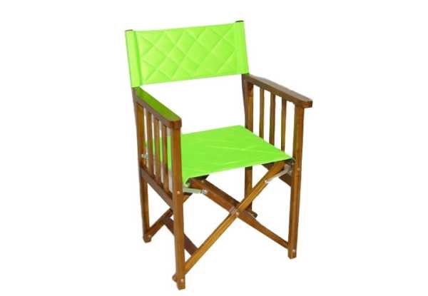 Krzesło drewniane, składane, jasna zieleń GL05102