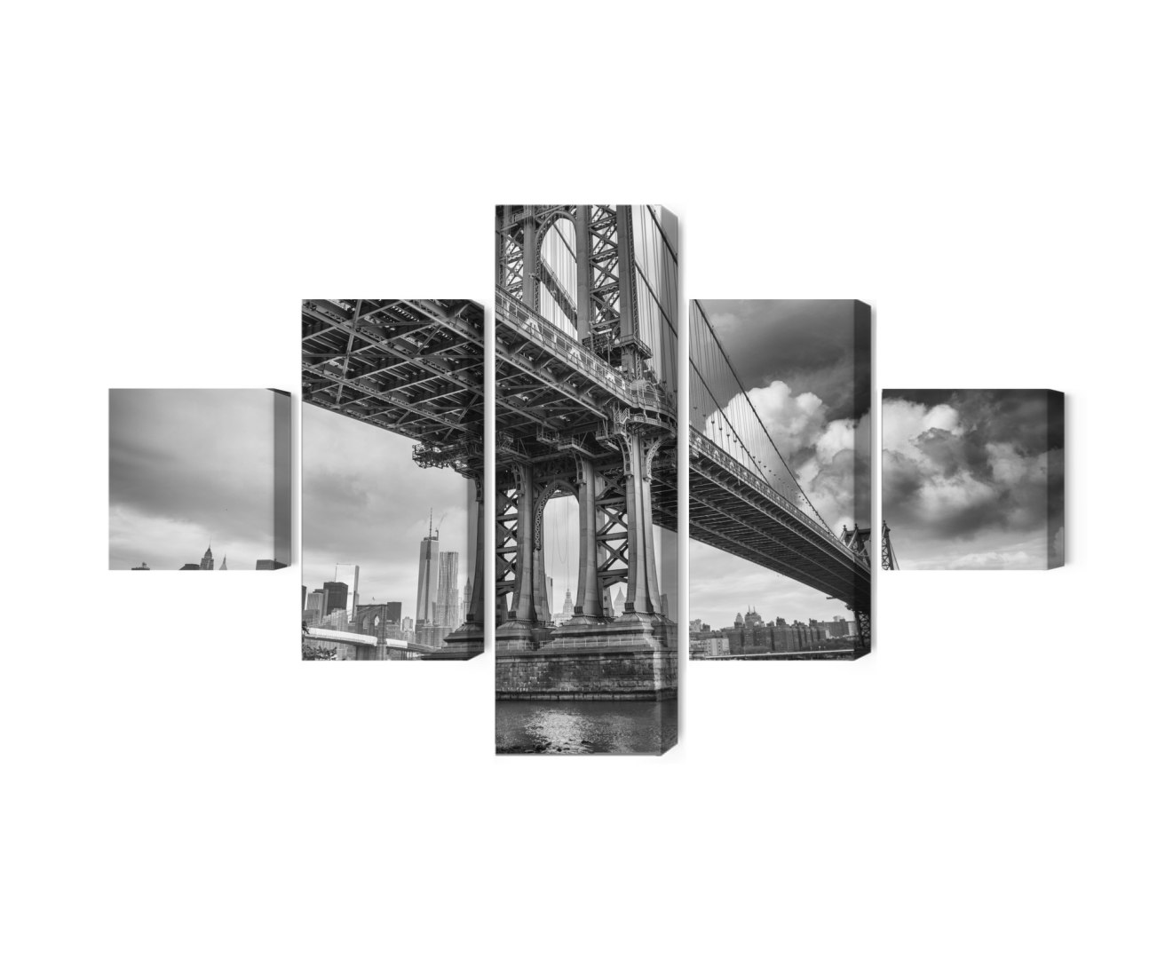 Obraz Wieloczęściowy Most Manhattan W Nowym Jorku