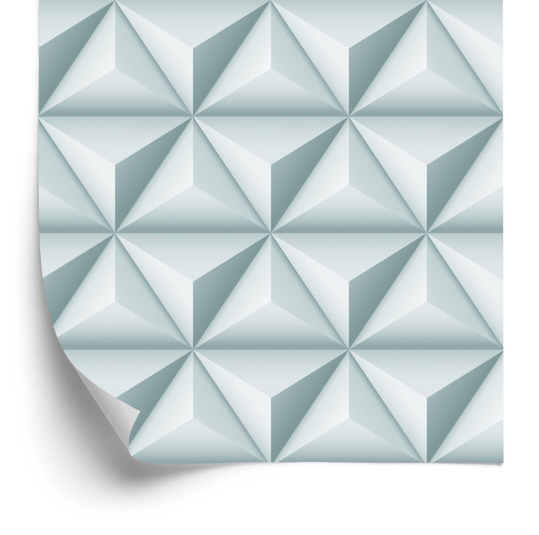Tapeta Modernistyczne Piramidy - Efekt 3D