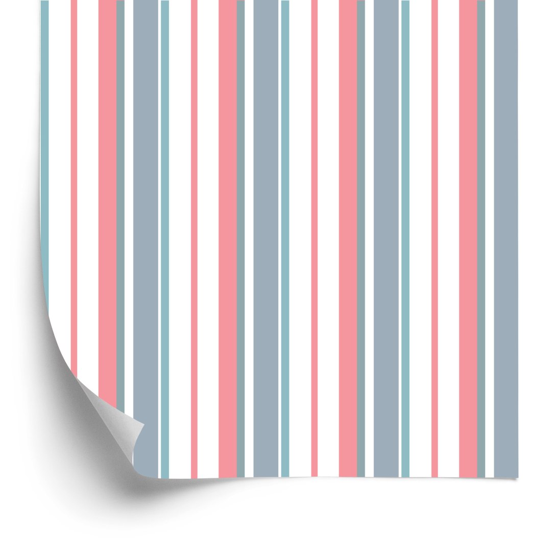 Tapeta Kolorowe, Pionowe Pasy Do Salonu, Sypialni