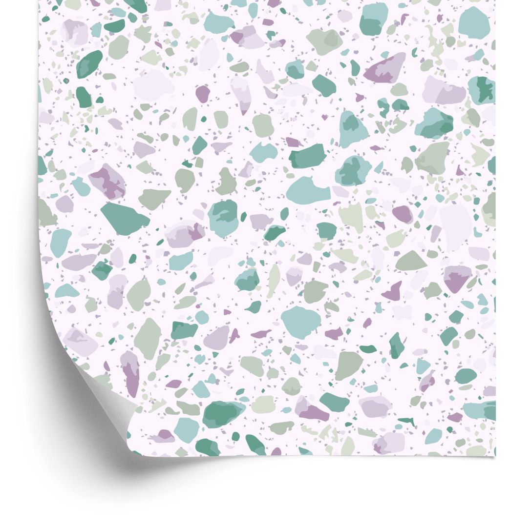 Tapeta Imitacja Kolorowego Lastryko