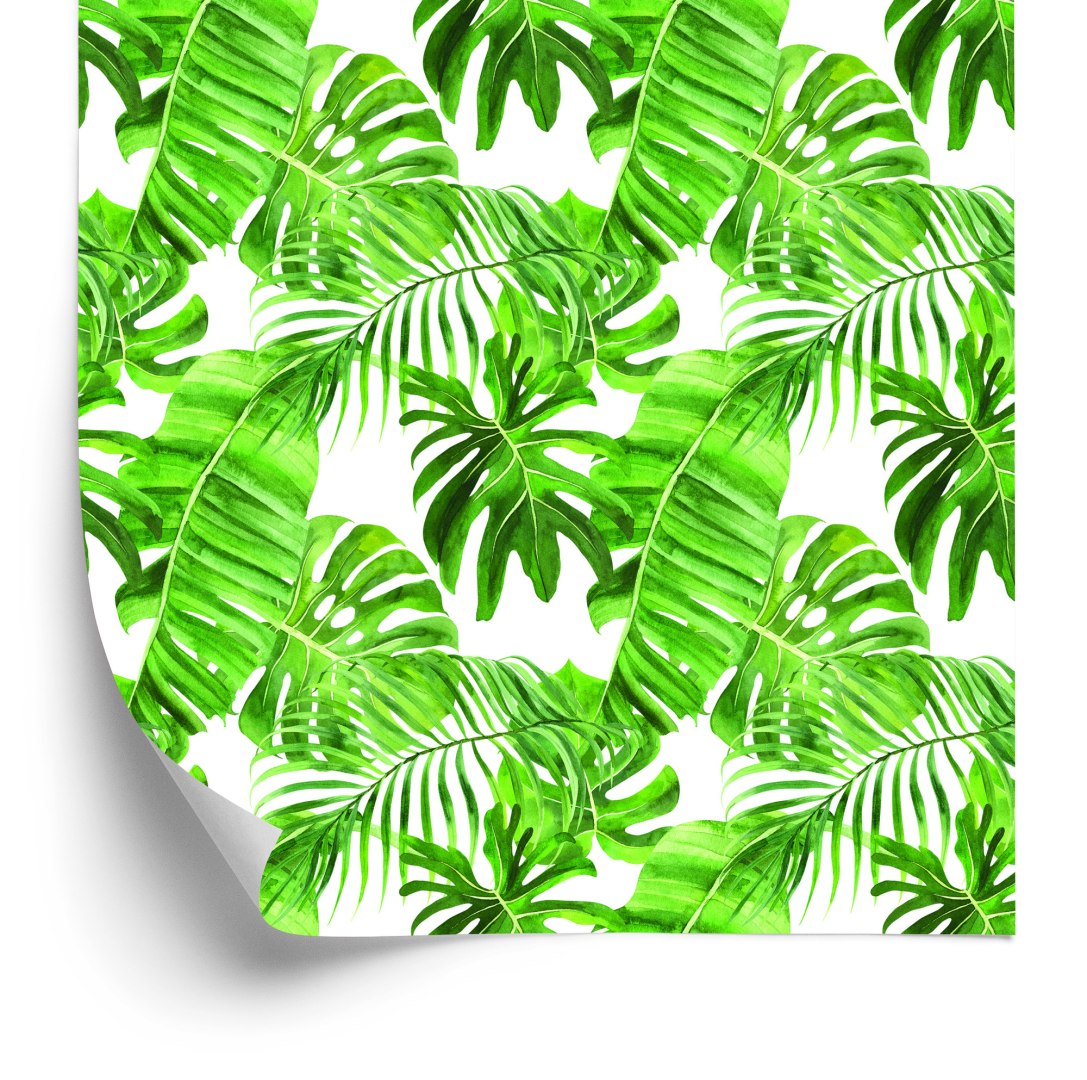 Tapeta Zielone Liście