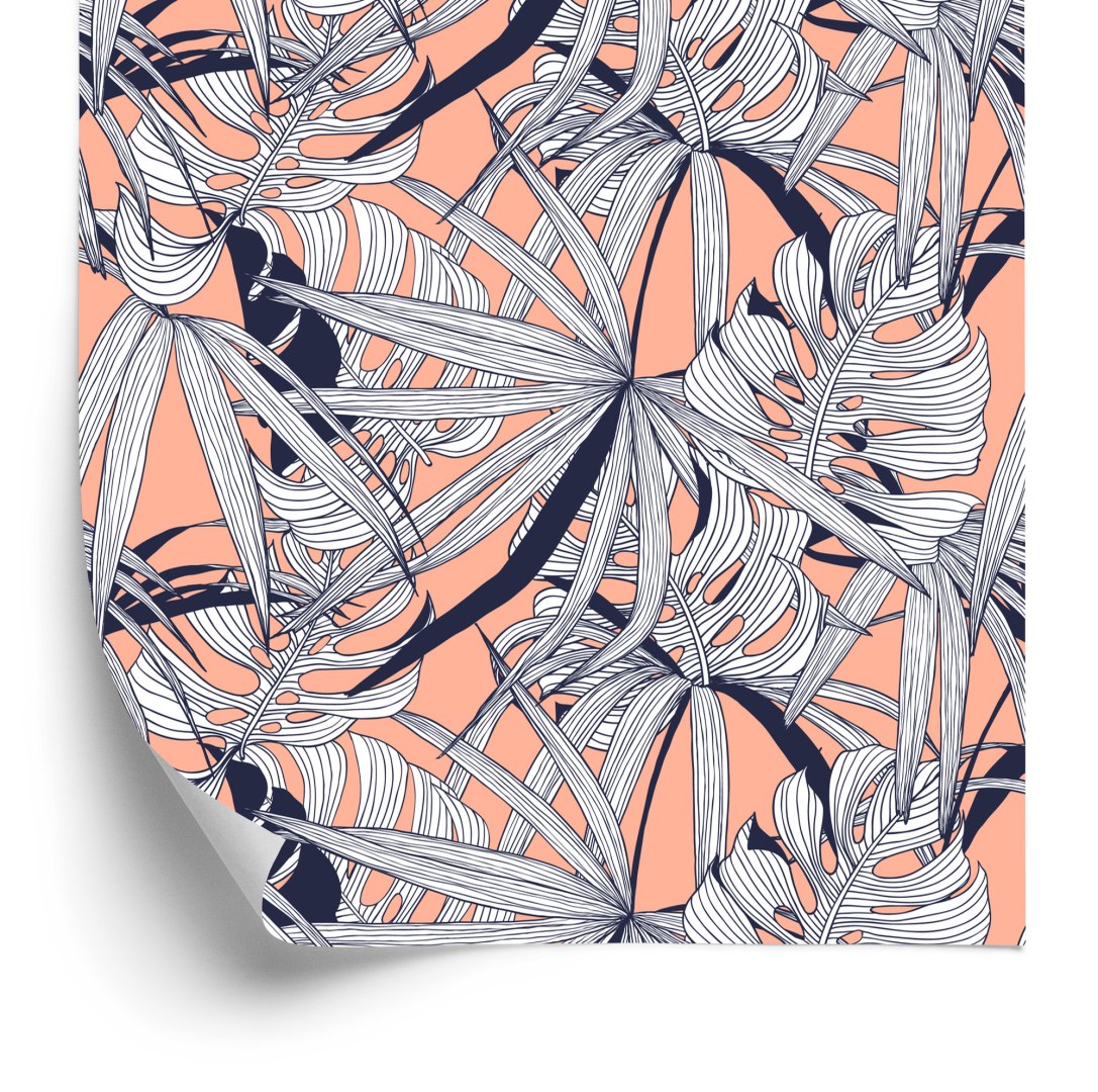 Tapeta Stylowe Liście