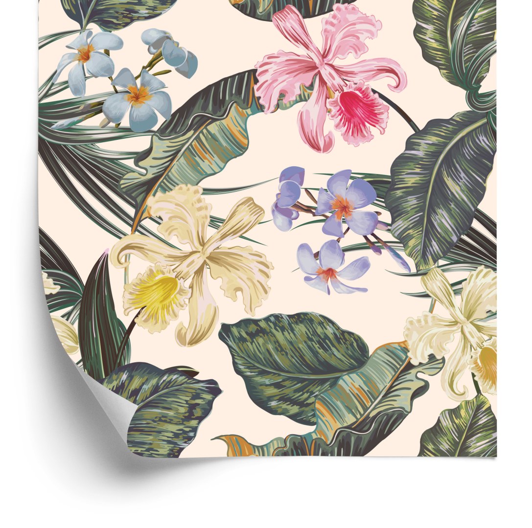 Tapeta Kolorowe Kwiaty