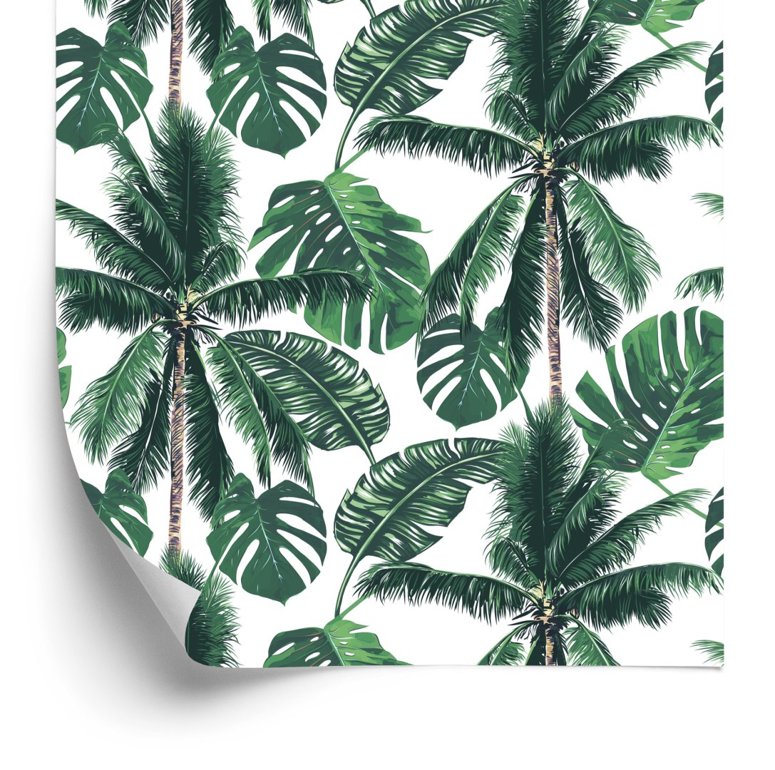 Tapeta Las Palmy Przyroda Do Salonu, Sypialni