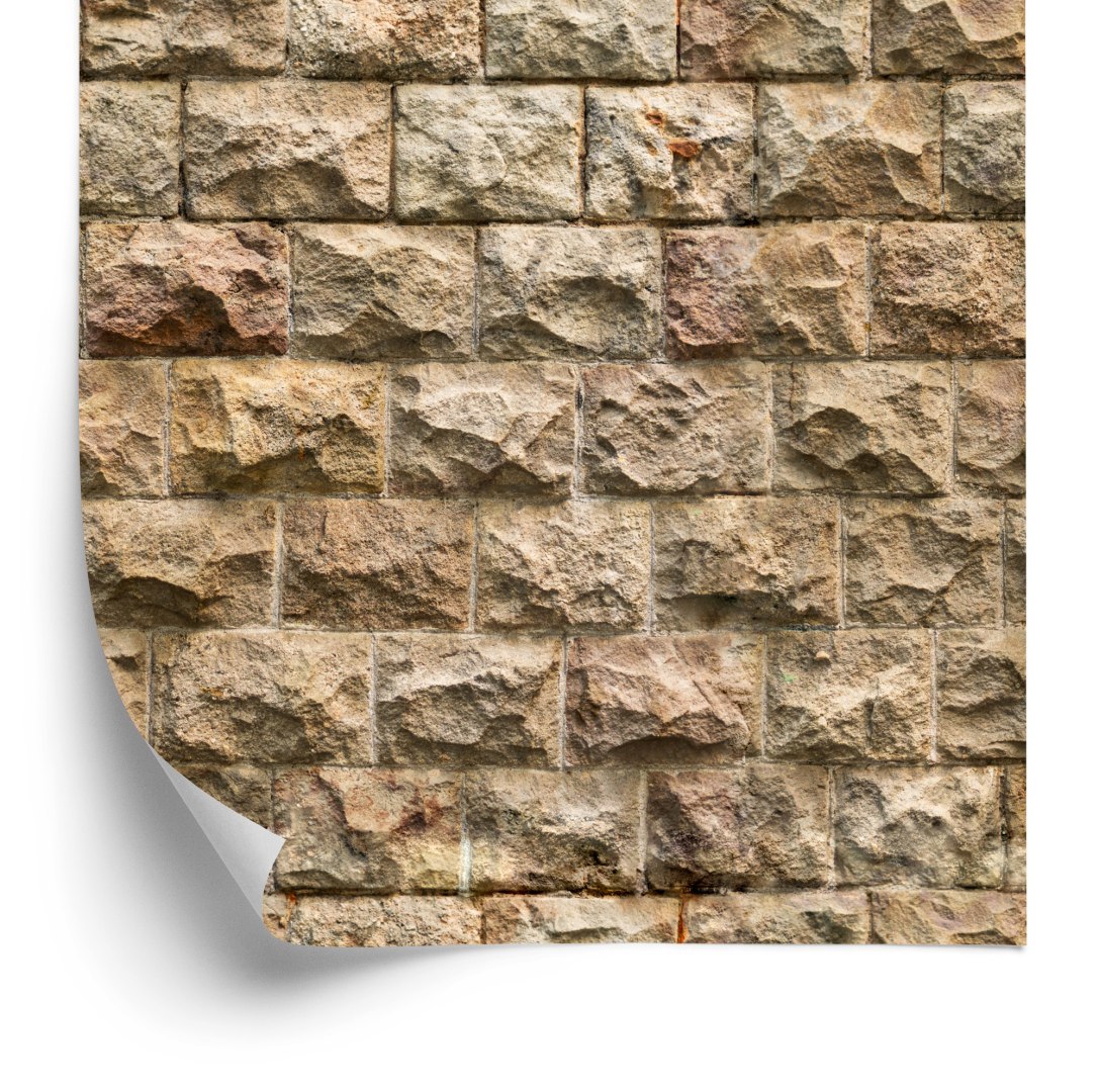 Tapeta Kamienny Mur - Efekt 3D