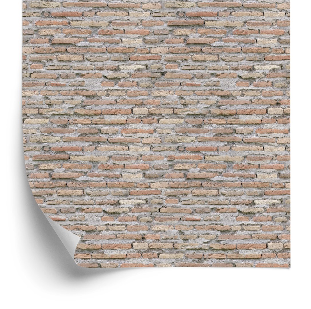 Tapeta Stare Cegiełki Cegły Mur Efekt 3D