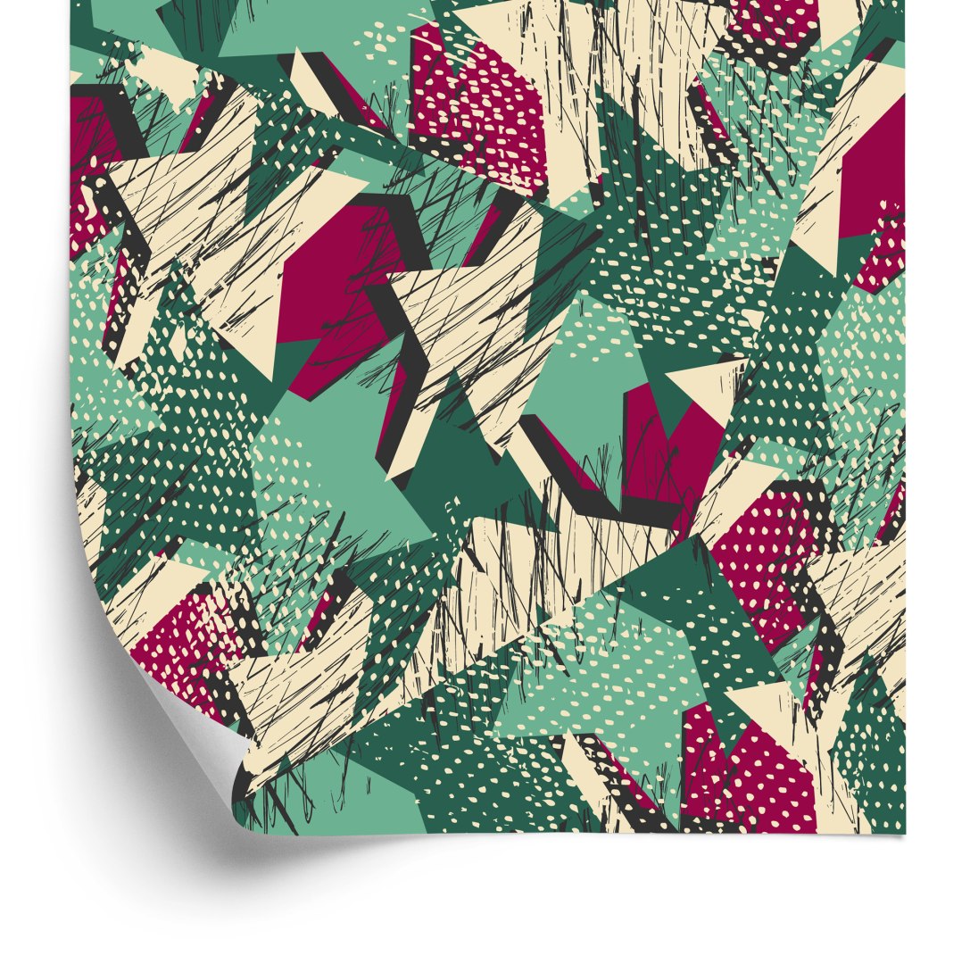 Tapeta Zielone Graffiti