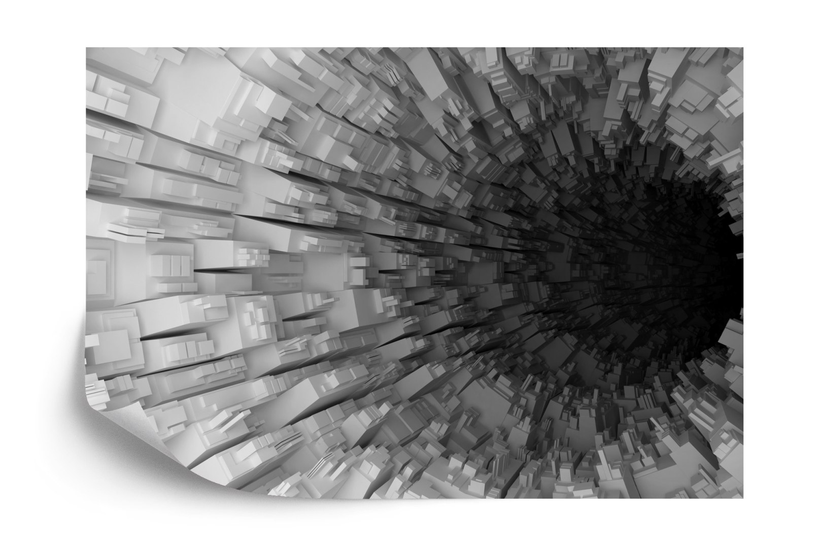 Fototapeta Abstrakcyjny Tunel 3D