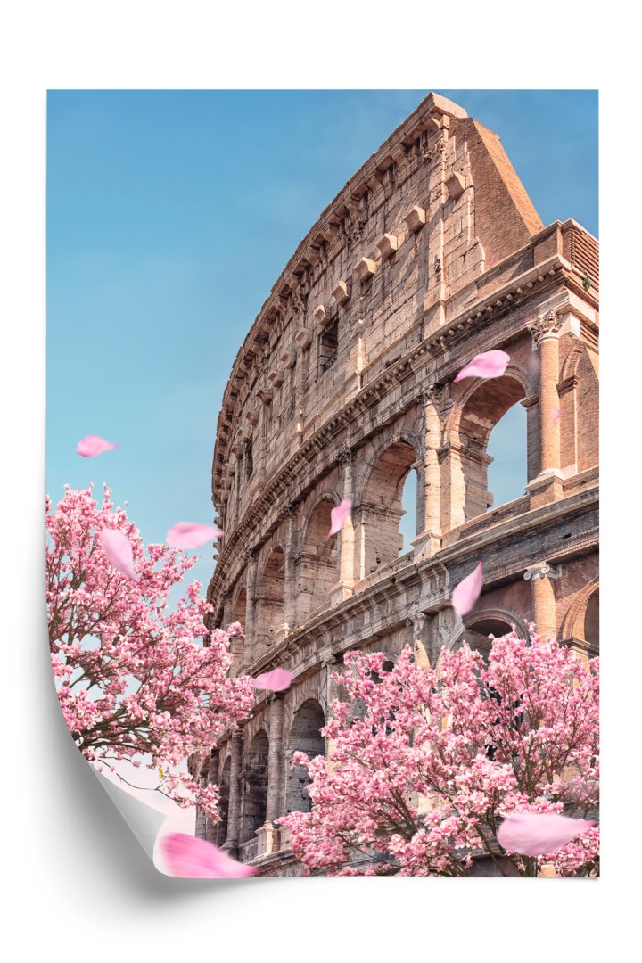 Plakat Koloseum W Rzymie Wiosną