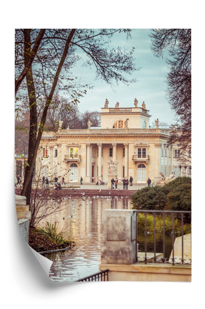 Plakat Pałac Królewski Na Wodzie W Łazienkach Królewskich