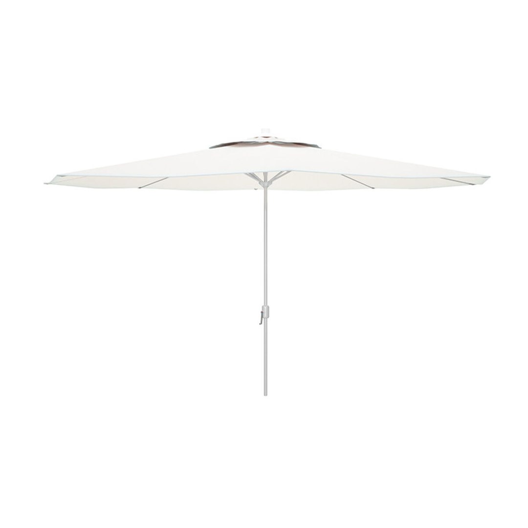Marbueno Parasol ze Stali z 8 Drutami D270 cm Poliester Biały Ogród, Basen i Taras 10187 D1400036