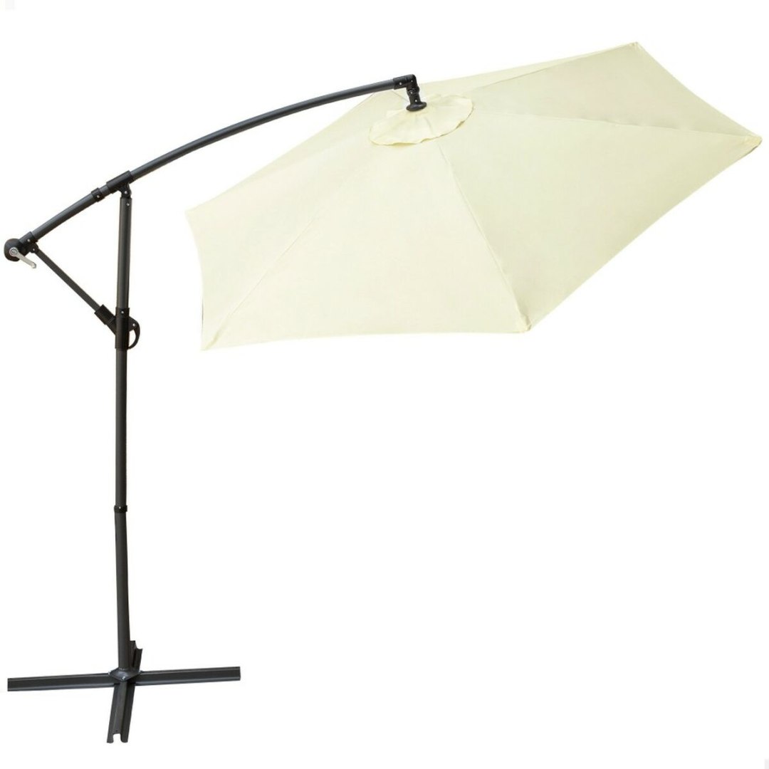 Parasol Aktive BANANA Krem Ø 300 cm 300 x 255 x 300 cm S8901180