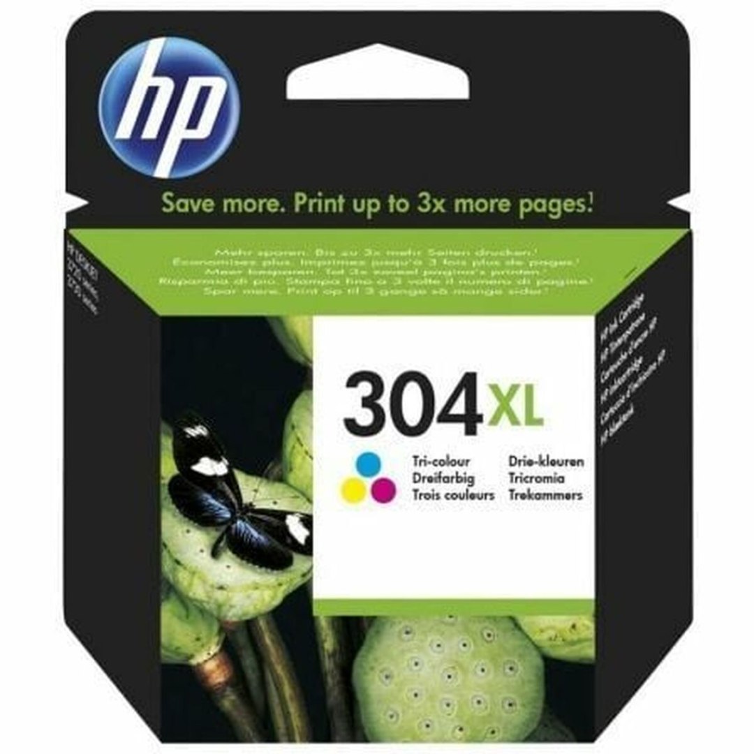 Oryginalny Wkład Atramentowy HP 304XL Trójkolorowy