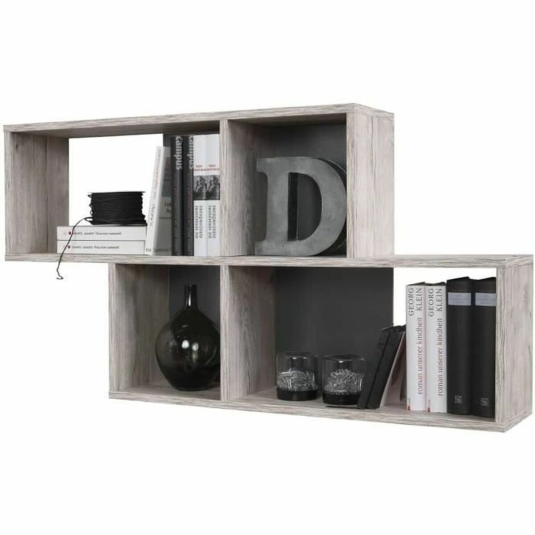 Półki FMD Antracyt 100 x 53 x 19,5 cm