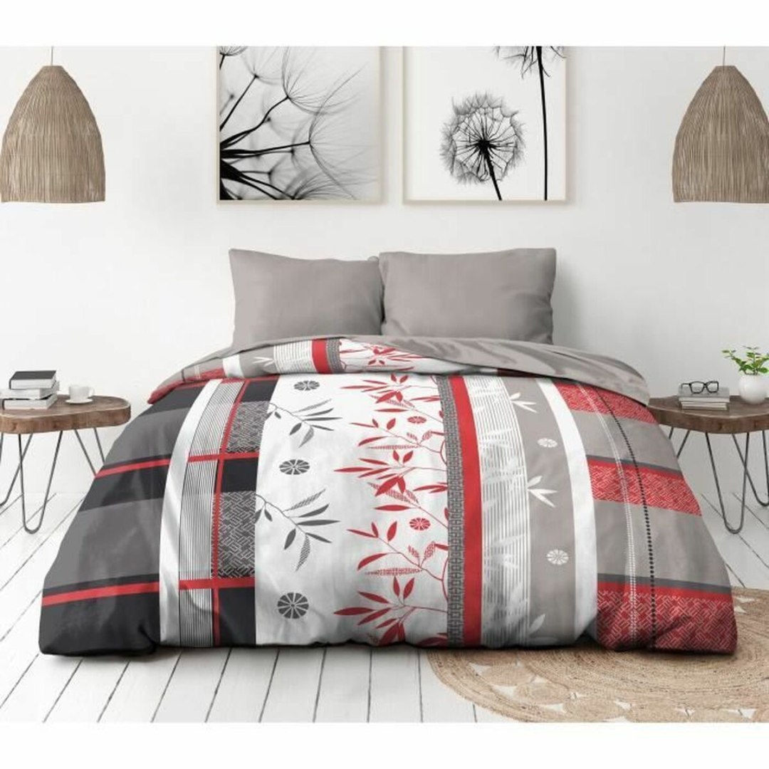 Komplet poszewek na kołdrę HOME LINGE PASSION Niebieski Biały rouge 240 x 260 cm Łóżko 180/200 3 Części