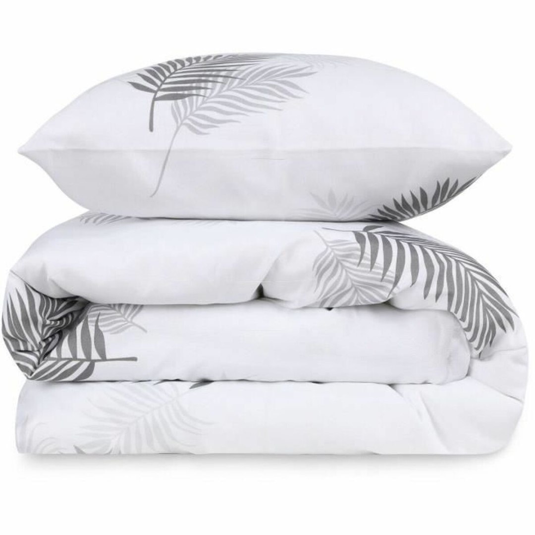 Komplet poszewek na kołdrę Szary Łóżko 200 3 Części