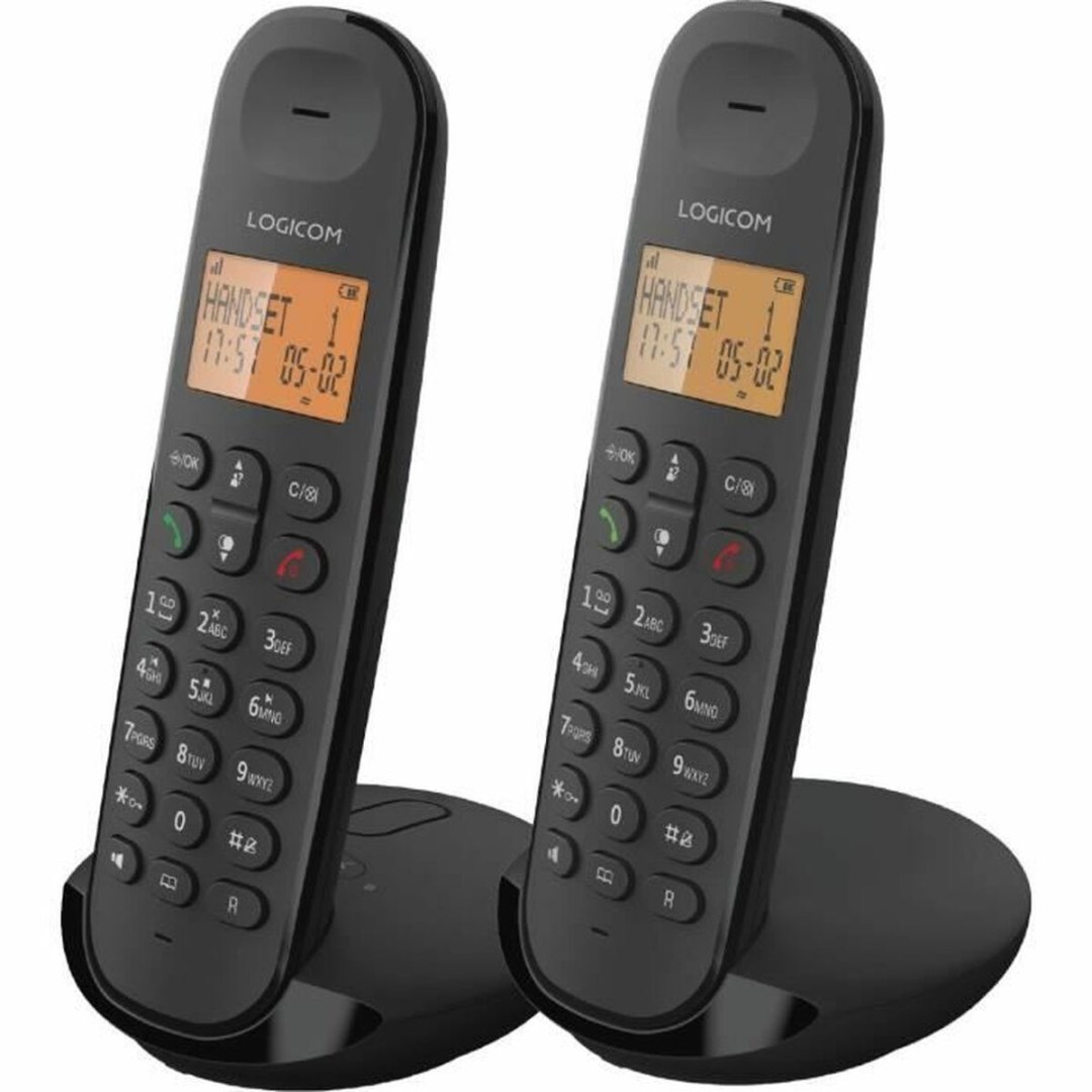 Logicom Telefon Stacjonarny DECT ILOA 255T DUO Czarny