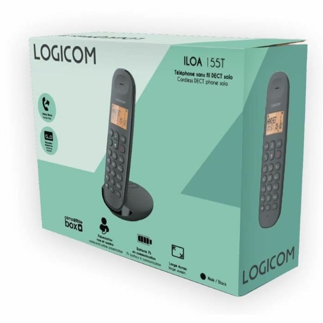 Logicom Telefon Stacjonarny DECT ILOA 155T SOLO Czarny