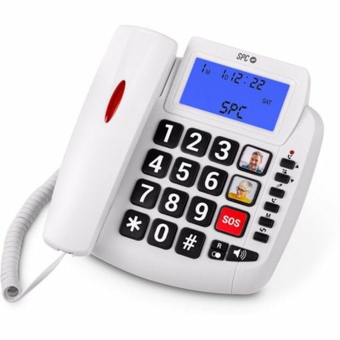 SPC Telefon Stacjonarny 3296B Biały