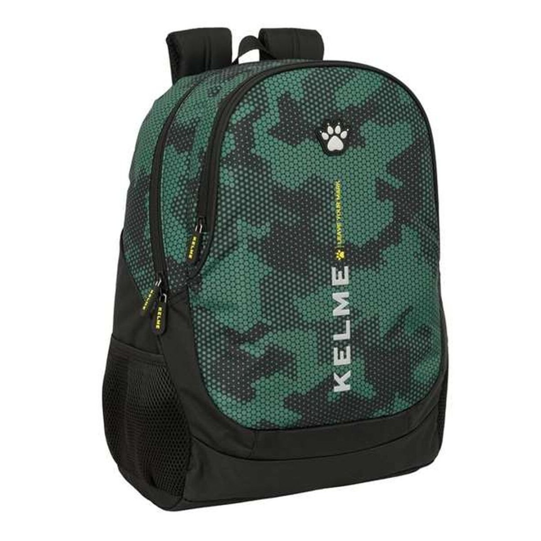 Plecak szkolny Kelme Camo Czarny Kolor Zielony 32 x 44 x 16 cm