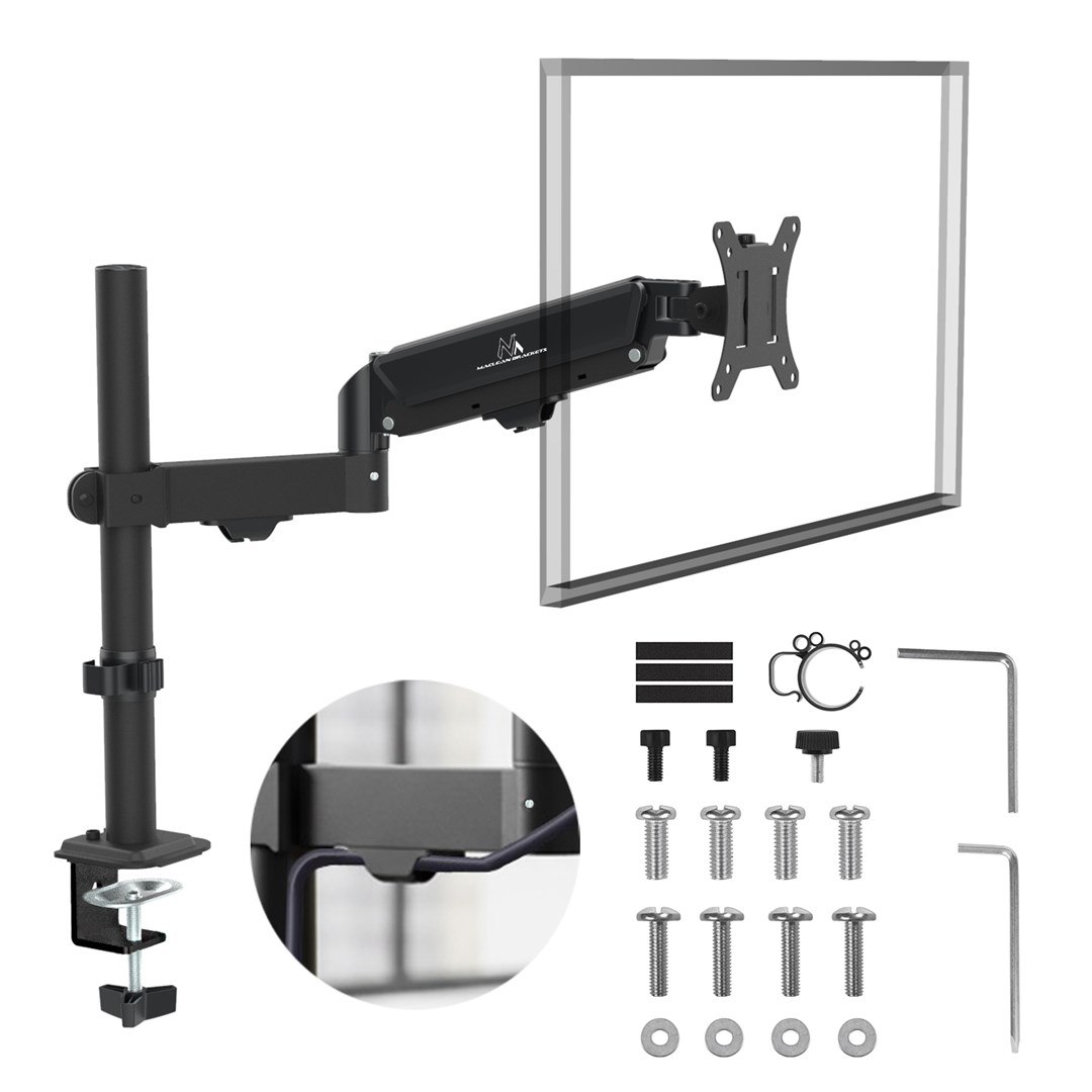 MACLEAN UCHWYT NA MONITOR, SPRĘŻYNA GAZOWA, 17