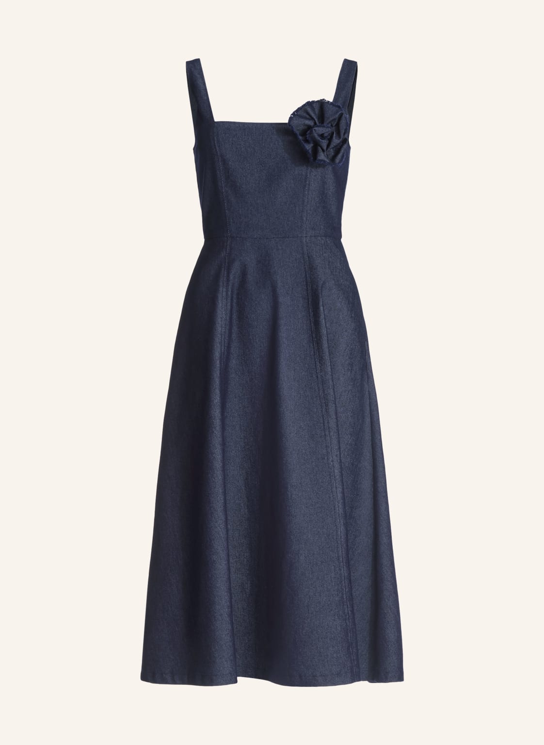 Swing Sukienka Jeansowa blau