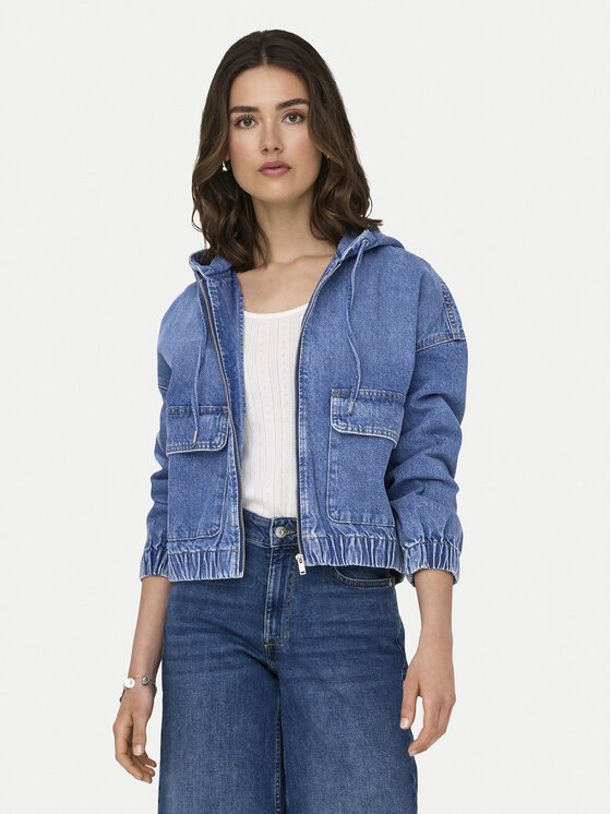 ONLY Kurtka jeansowa Kenzie 15356696 Niebieski Regular Fit