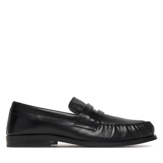Lordsy Calvin Klein Ess Rubber Loafer Wr Pol Lth HM0HM02171 Czarny