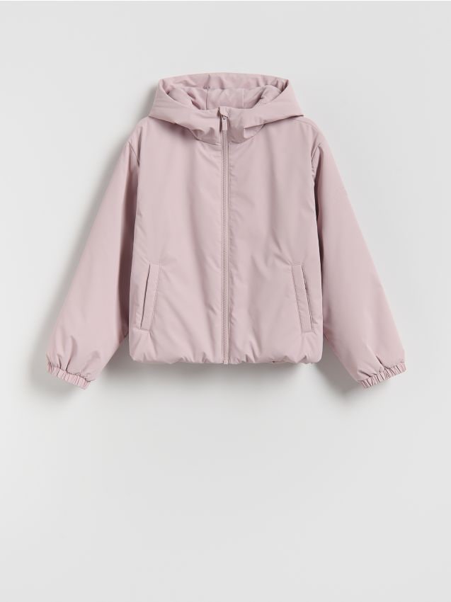 Reserved - Kurtka z kapturem - brudny róż