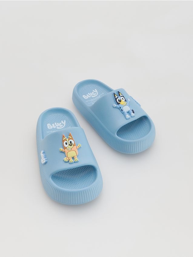 Reserved - Klapki Bluey - jasnoniebieski