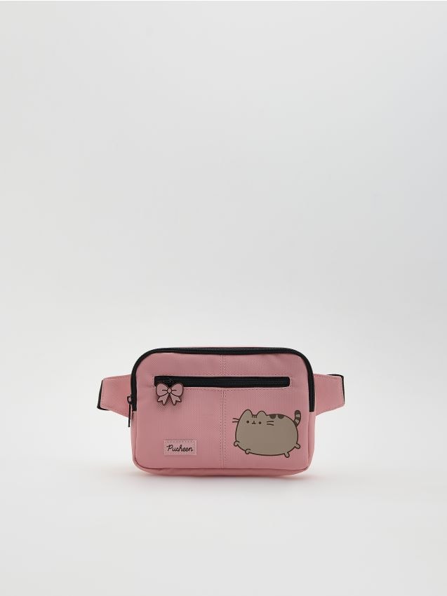 Reserved - Saszetka Pusheen - różowy