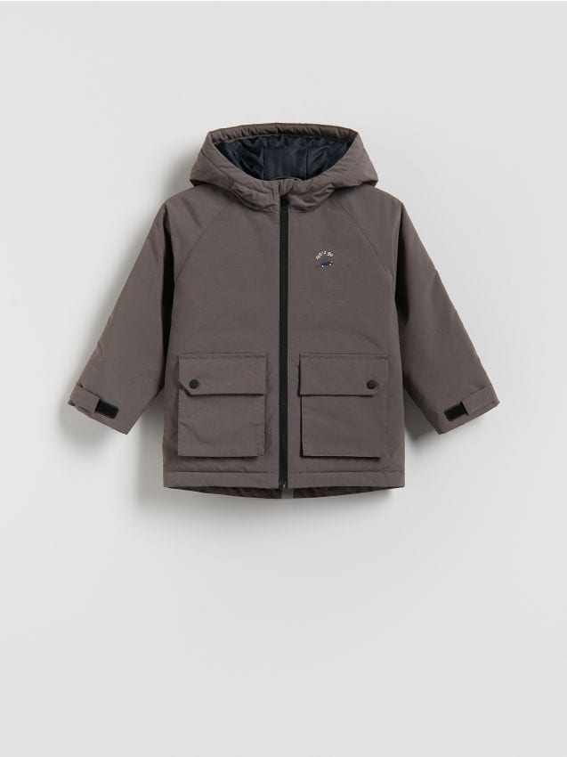 Reserved - Kurtka z ociepleniem - brązowy