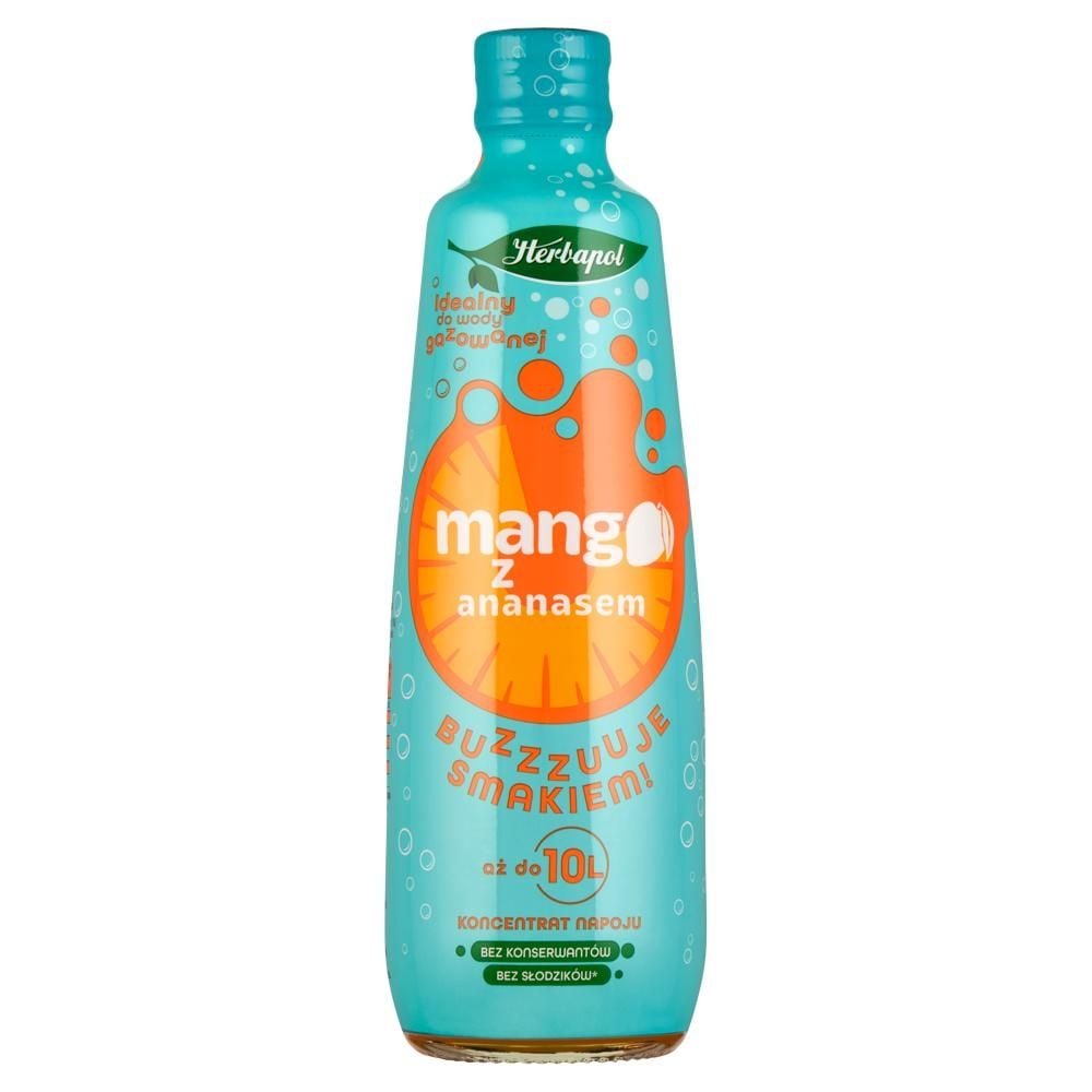 Herbapol Koncentrat napoju mango z ananasem 405 ml