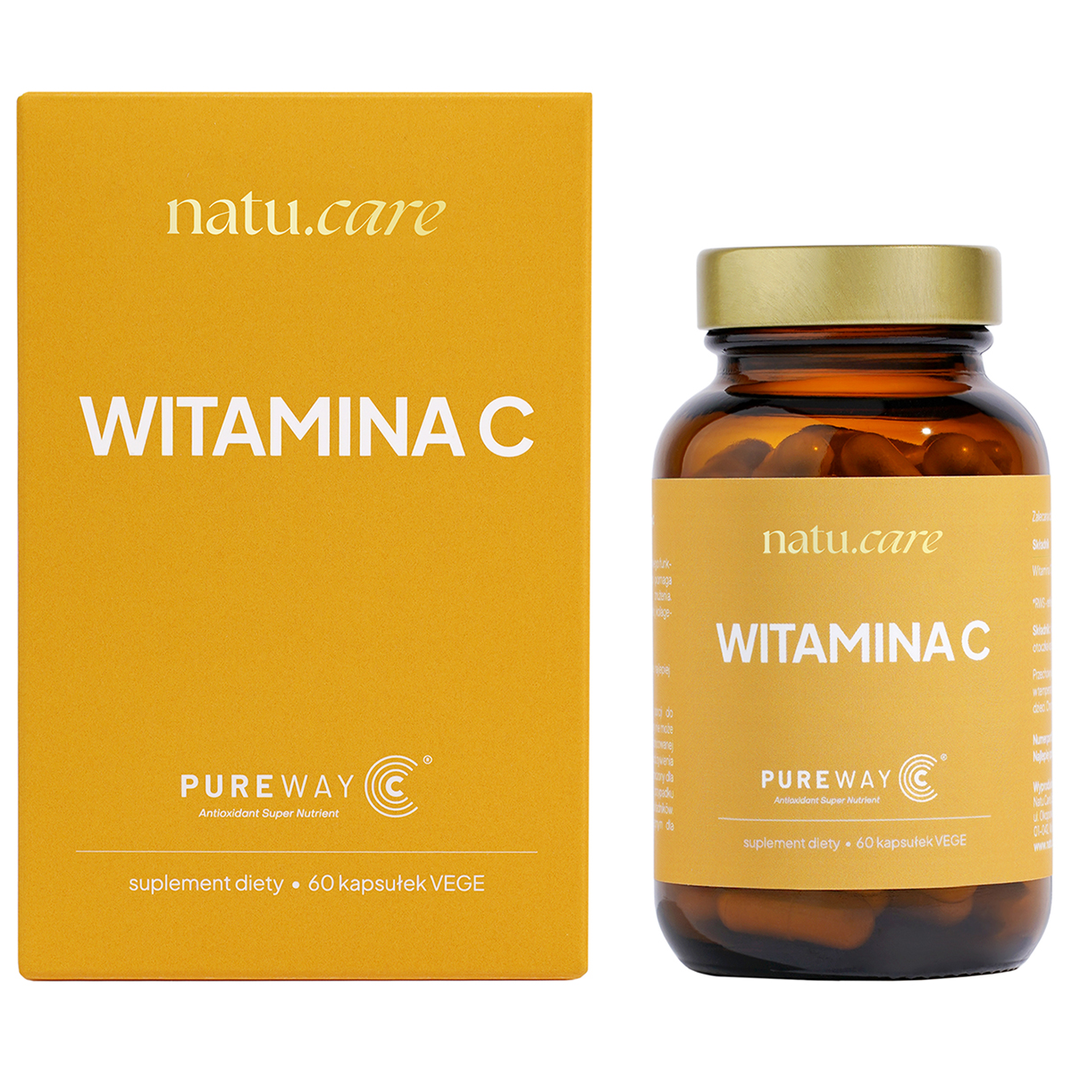 Natu.Care Witamina C PureWay C, 60 kapsułek