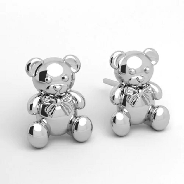 Kolczyki TEDDIES -srebro 925