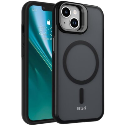 Etui ETTERI Morning Fog MagSafe do Apple iPhone 13 Czarny