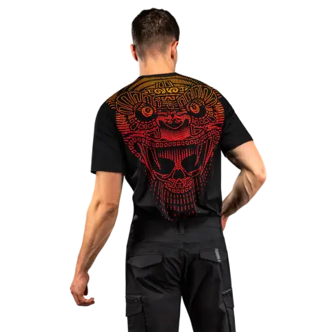 Venum T-shirt Koszulka Męska Quetzal Fury Black/Fury Red