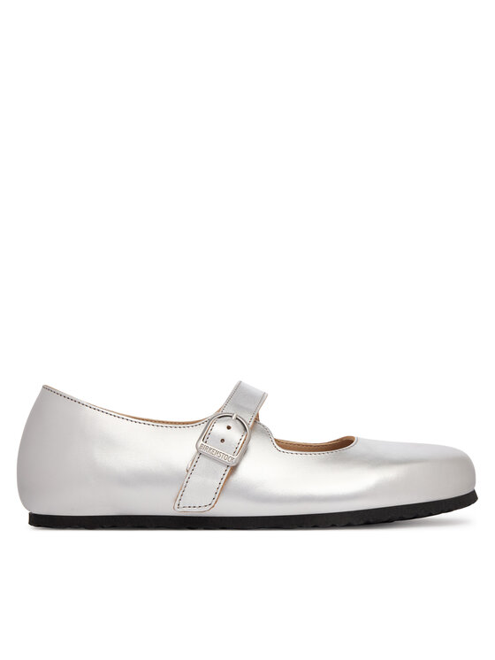 Birkenstock Baleriny Santa Clarita 1030679 Srebrny