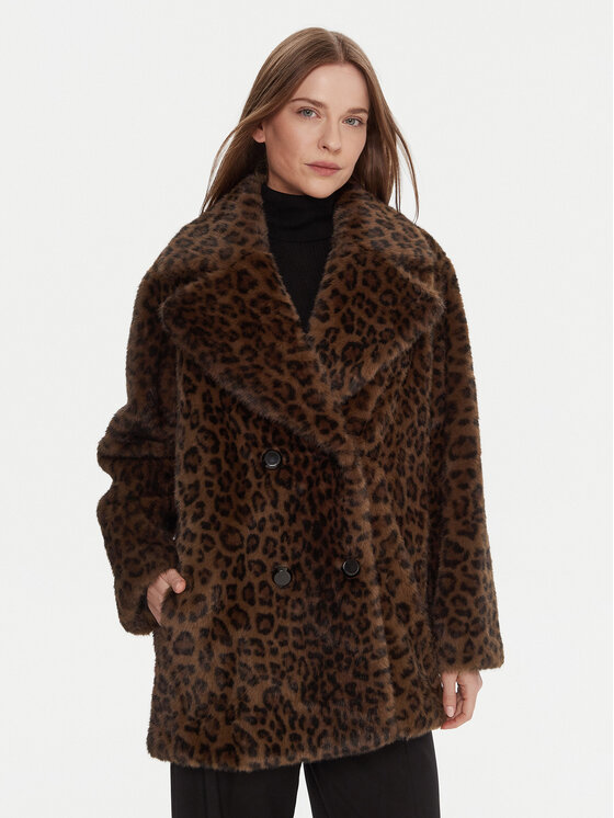 Joseph Ribkoff Futro 253937 Brązowy Loose Fit