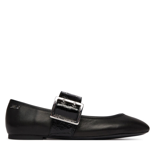 Baleriny KARL LAGERFELD Karo KL40126 Czarny