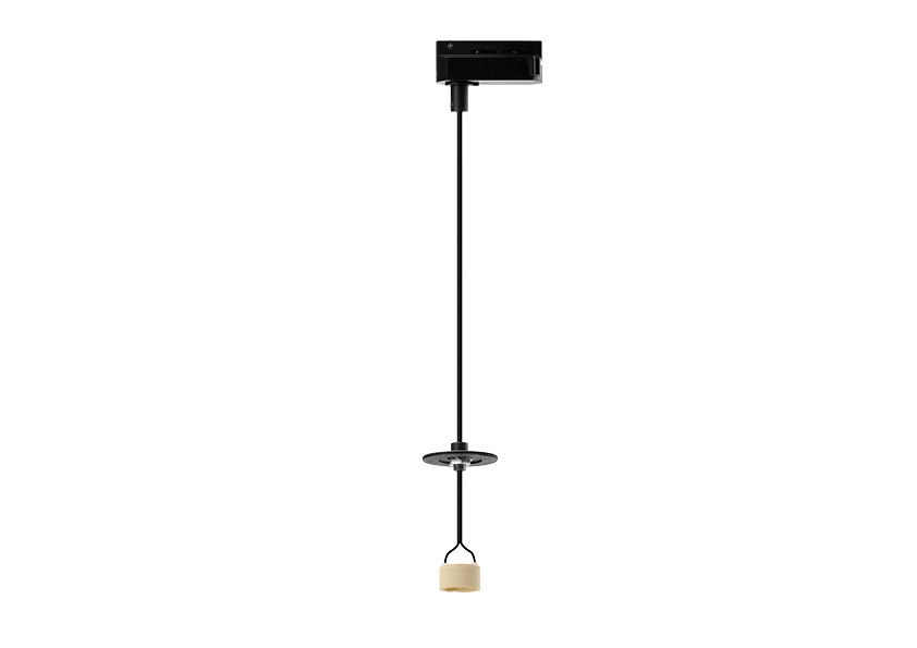 Lampa wisząca do szyny 1 fazowej LUCAS AZZARDO 1R GU10 baza - czarny