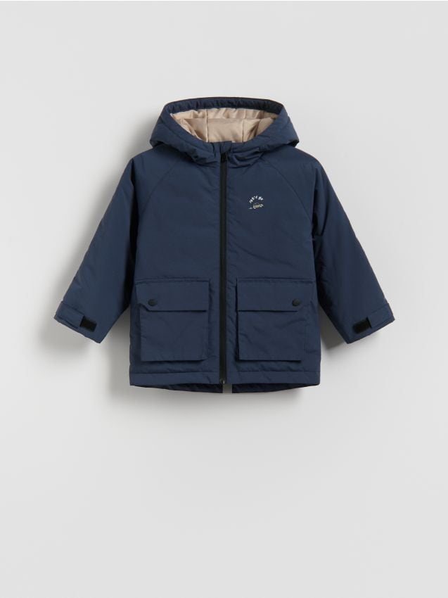 Reserved - Kurtka z ociepleniem - granatowy